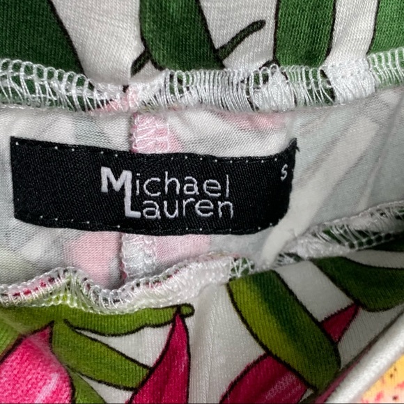 Michael Lauren Pablo Pant Floral Palm Hawaiian - Picture 4 of 5